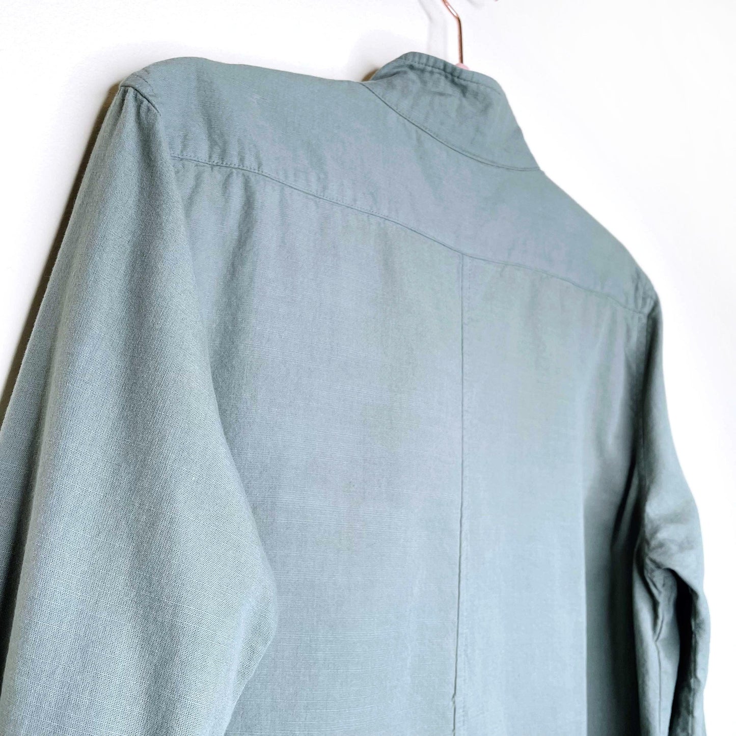 frame le tunic military button down shirt - size small