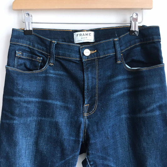 FRAME le garcon slim boyfriend jean in rosewood - size 28