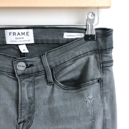 Frame Denim le skinny de Jeanne ripped - size 27