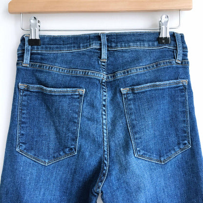 FRAME le high skinny raw edge crop fray - size 26