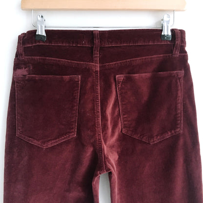 FRAME le high rise skinny velveteen - size 27