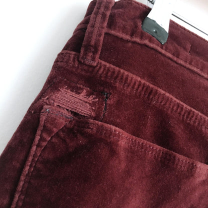 FRAME le high rise skinny velveteen - size 27