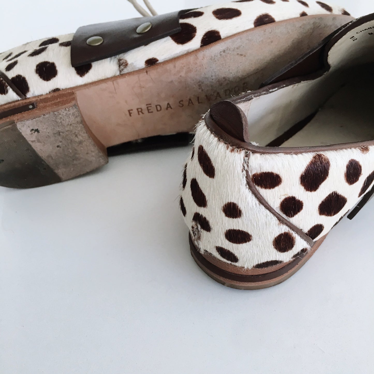 Freda Salvador Change Leopard shoes in Espresso - size 7 - Anthropologie