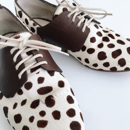 Freda Salvador Change Leopard shoes in Espresso - size 7 - Anthropologie