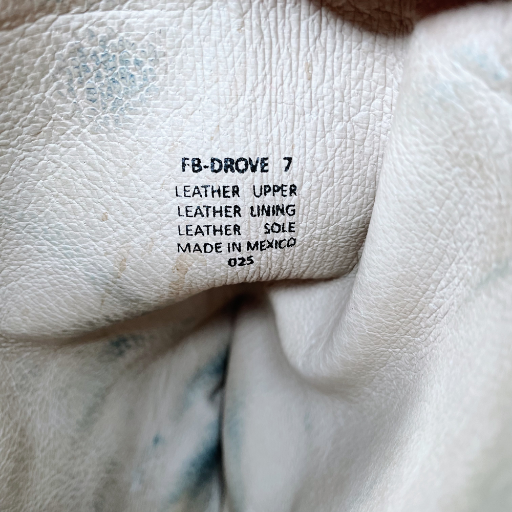 freebird brown leather drove rancher boots - size 7