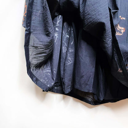 free people baja babe black strapless maxi dress - size xl