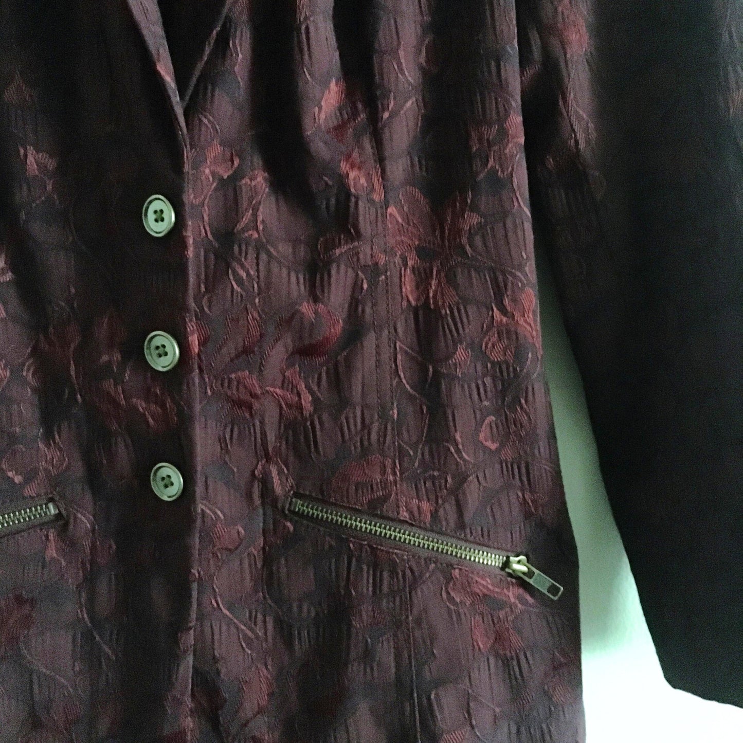 Free People Lace Corset Brocade Blazer - size 6