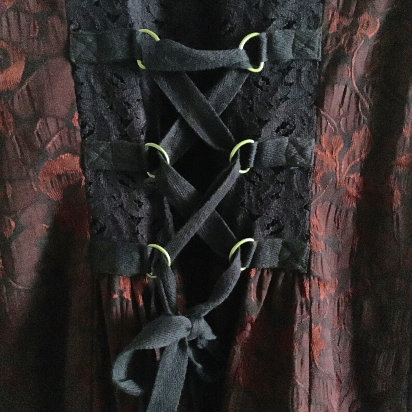 Free People Lace Corset Brocade Blazer - size 6