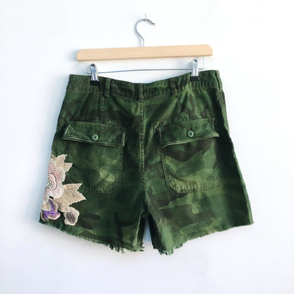 Free People Embroidered Scout Shorts - size 10