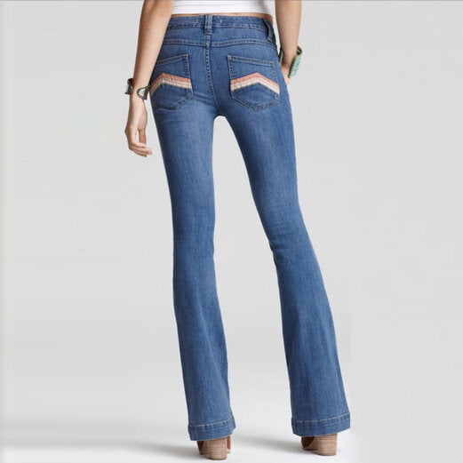 Free People LA Disco Pintuck Flare Jeans - size 27