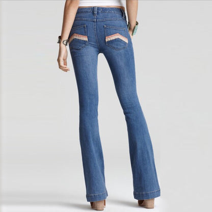 Free People LA Disco Pintuck Flare Jeans - size 27