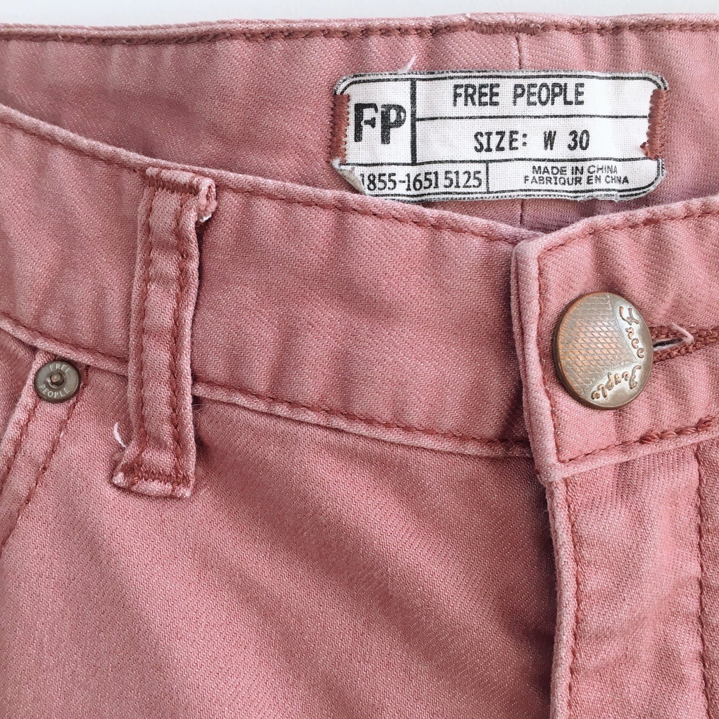 Free People Dotted Ikat Skinnies - size 30