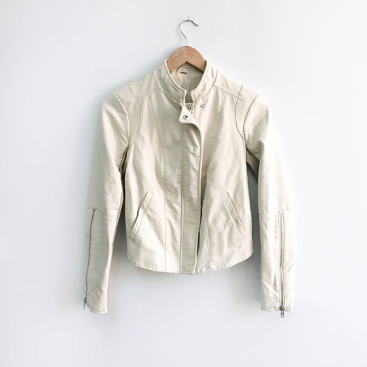 Free People Cool and Clean Vegan Moto Jacket - size xs