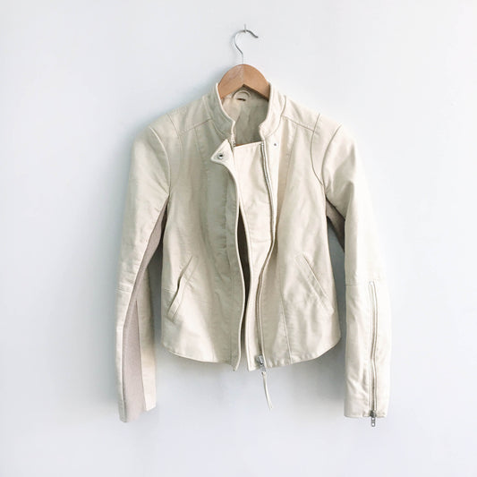 Free People Cool and Clean Vegan Moto Jacket - size xs
