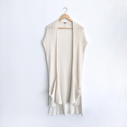 Free People Sloppy Pocket Duster Cardigan - size xs