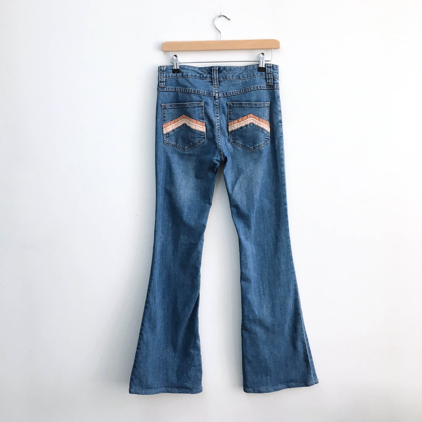 Free People LA Disco Pintuck Flare Jeans - size 27