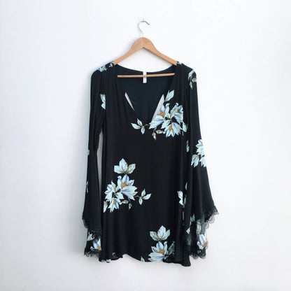 free people wanderer mini dress - size wmall