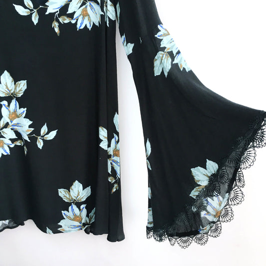 free people wanderer mini dress - size wmall