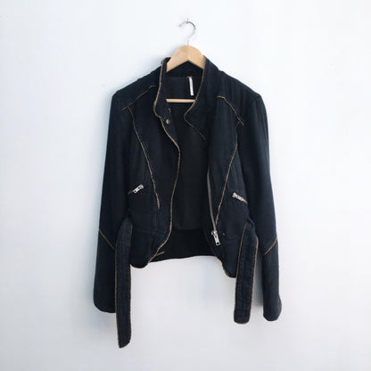 Free People Moto Jacket - size xs