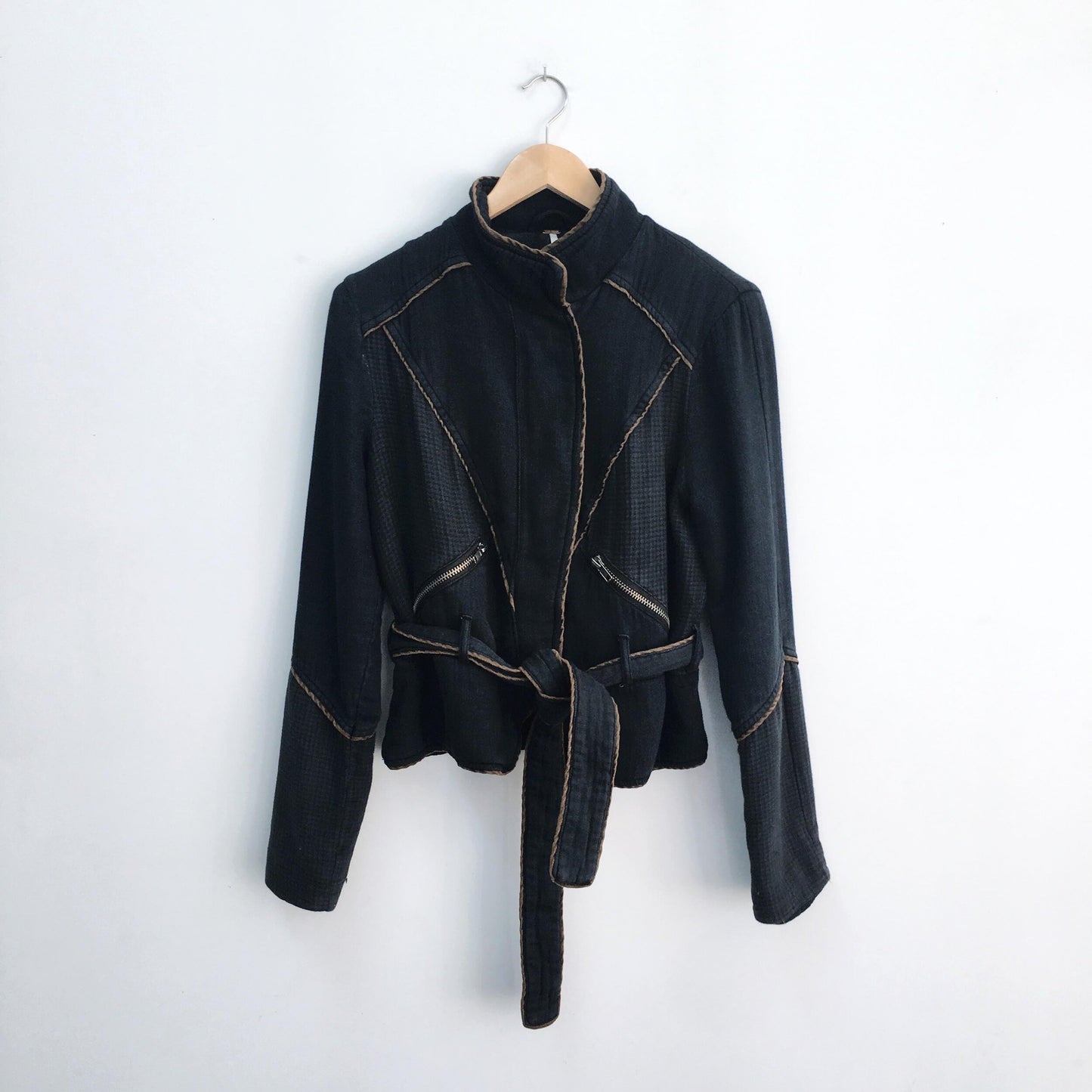 Free People Moto Jacket - size xs