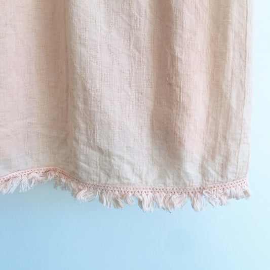 Free People Peach Peasant Top - size Small