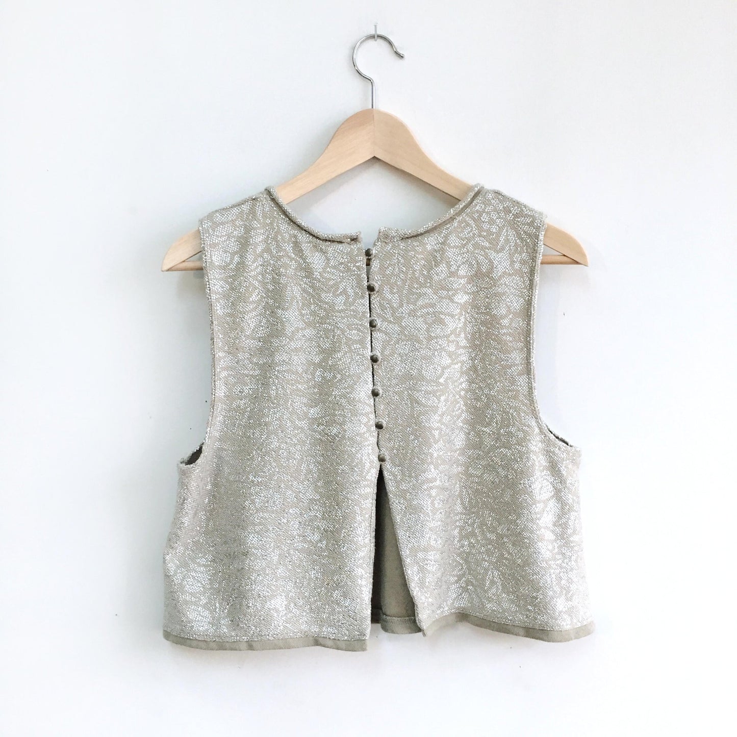 Free People Metallic Crop - size Small
