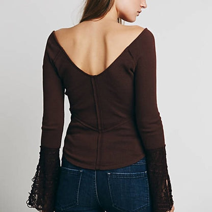 Free People Thermal with Juliet Cuff - size Large