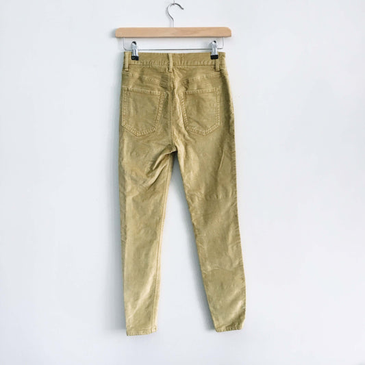 Free People Cyndi Velvet Skinny Jeans - size 25