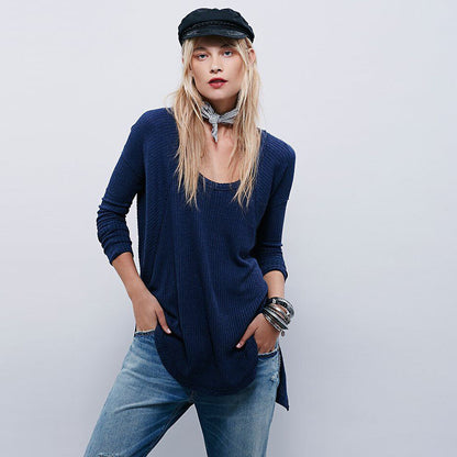 Free People Ventura Waffle Thermal - size Medium