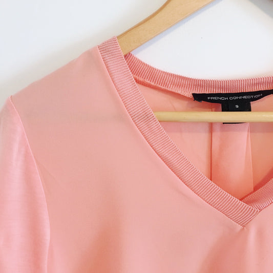 French Connection Coral Blouse Tee - size Small