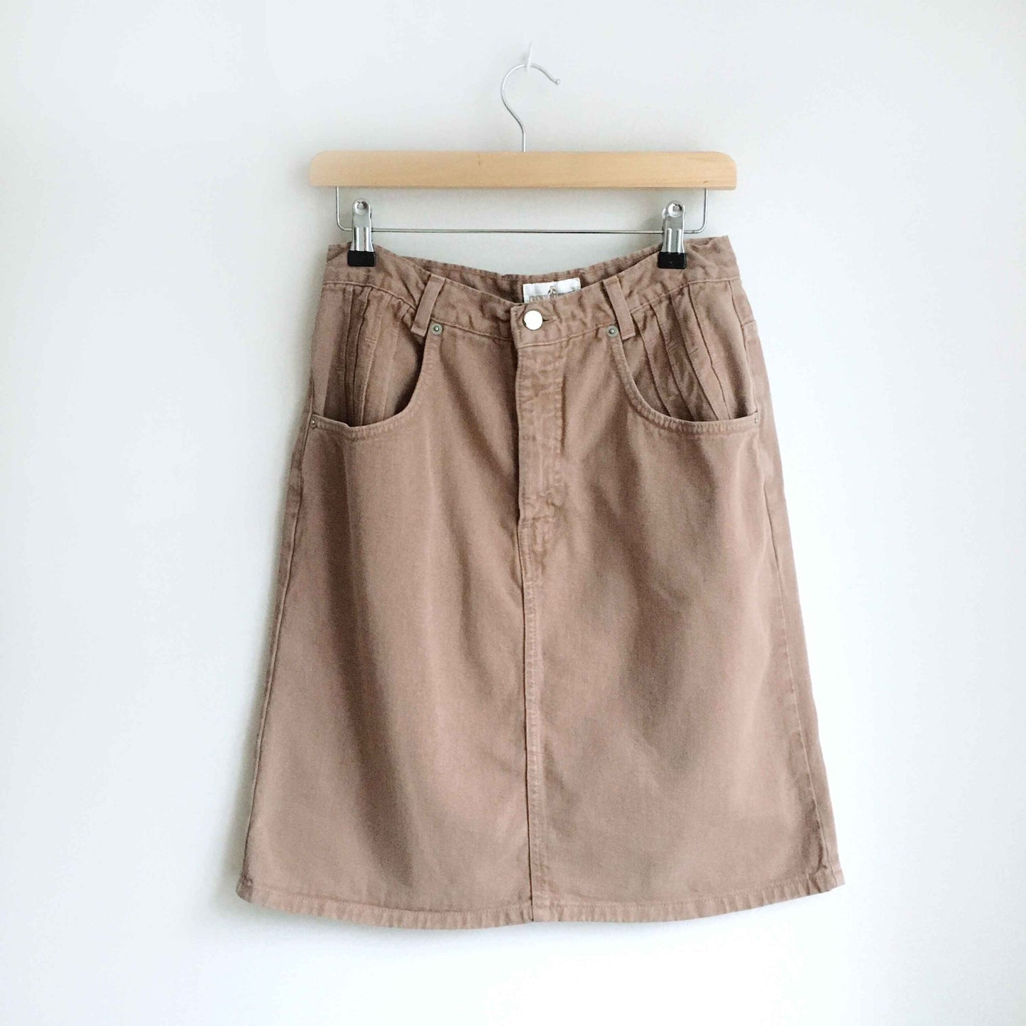 Vintage French Dressing high-waisted denim skirt - size 10