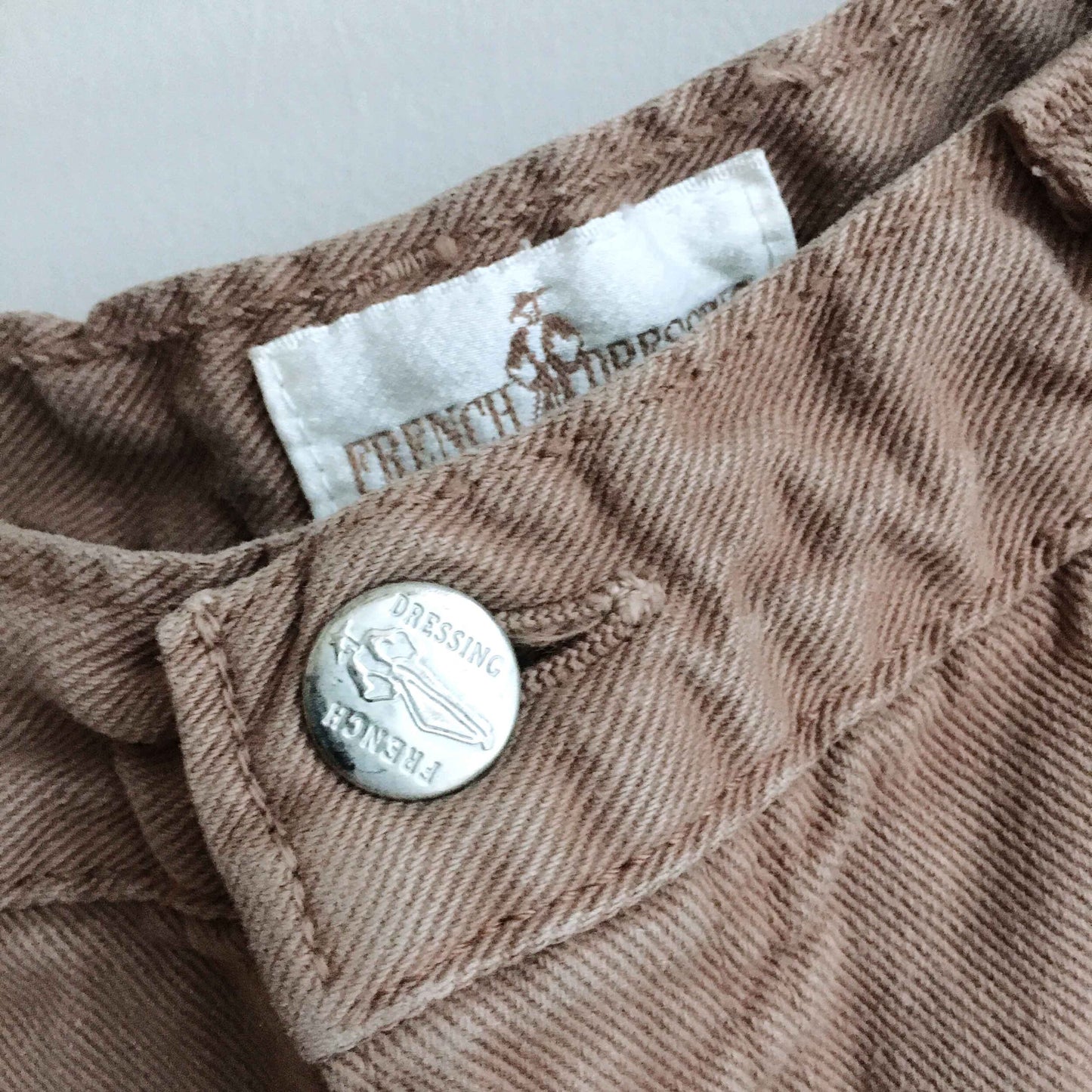 Vintage French Dressing high-waisted denim skirt - size 10