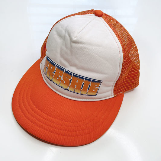 freshie orange trucker hat