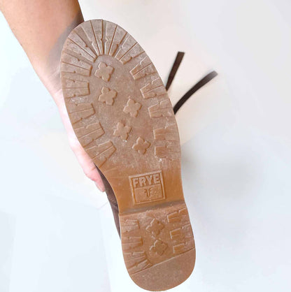 frye over the knee OTK natural leather riding boots - size 8.5