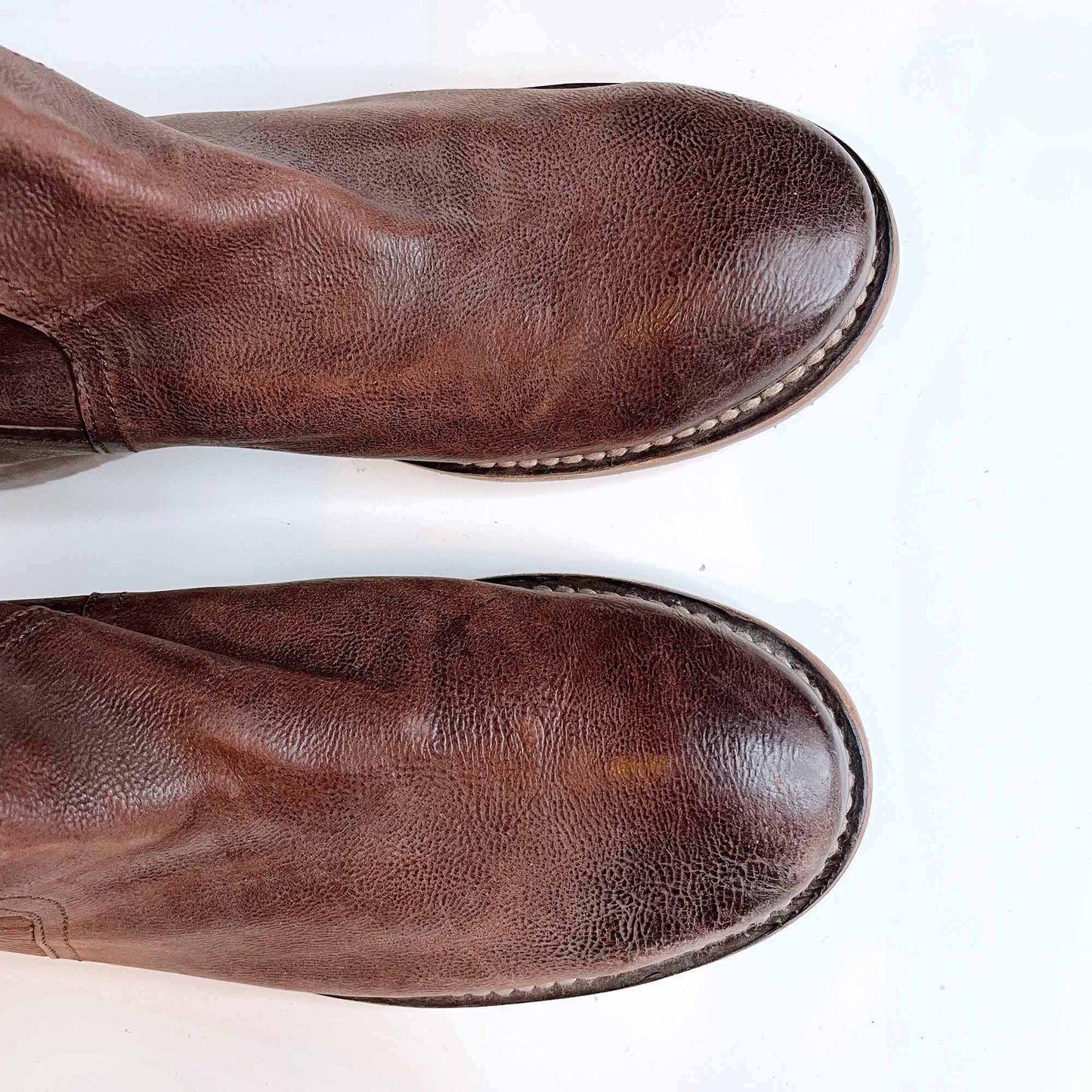 frye over the knee OTK natural leather riding boots - size 8.5