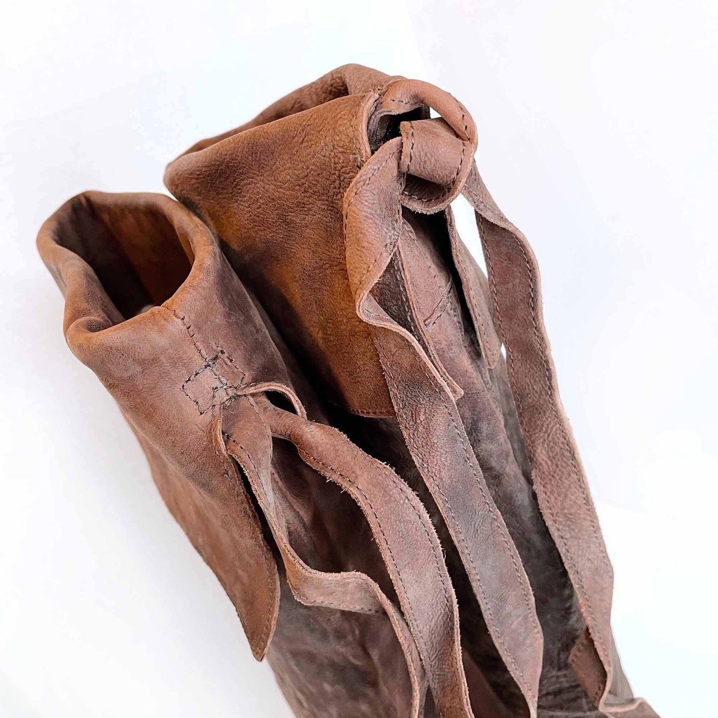 frye over the knee OTK natural leather riding boots - size 8.5