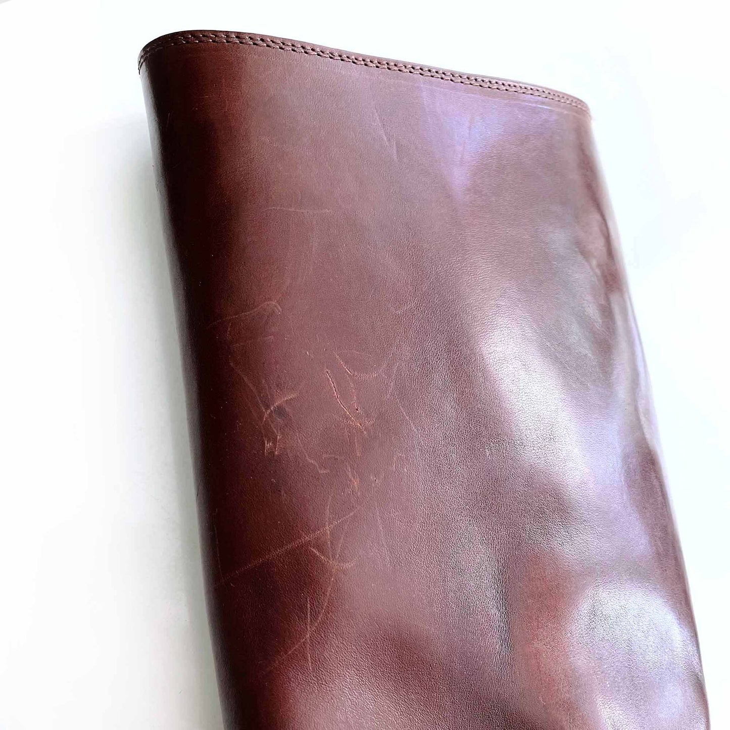 frye lindsay plate burnt red leather riding boot - size 6