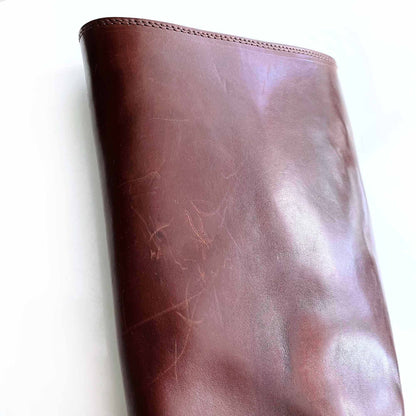 frye lindsay plate burnt red leather riding boot - size 6