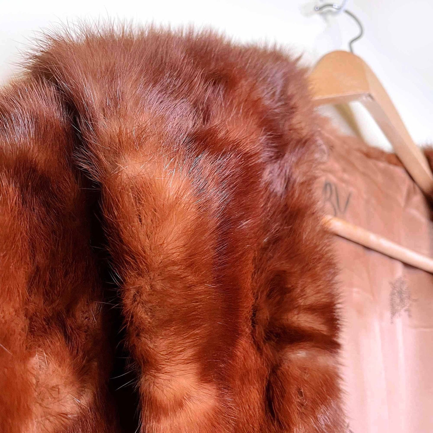 vintage 50's mink fur stole wedding cape