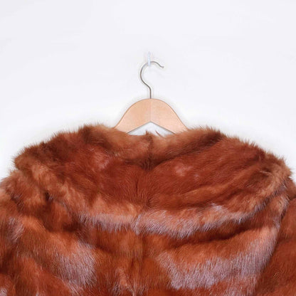 vintage 50's mink fur stole wedding cape