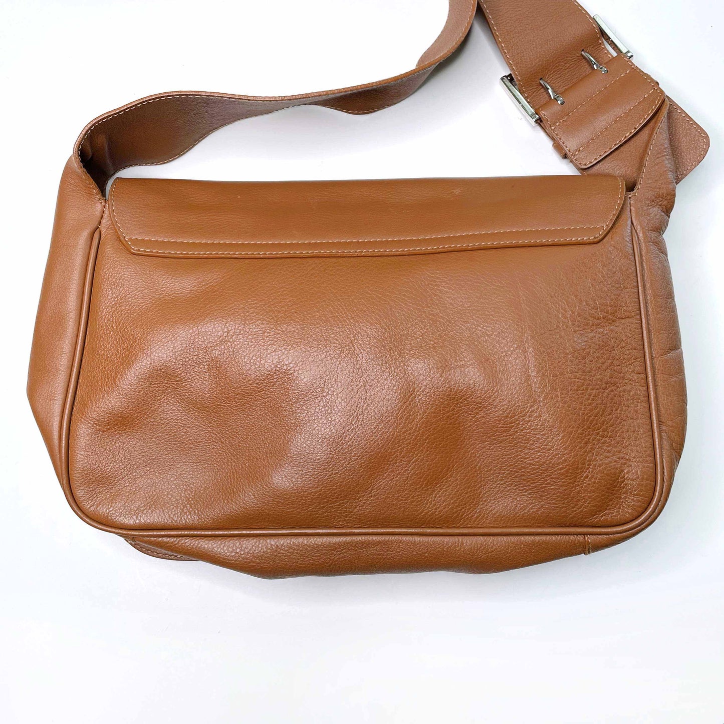 furla tan leather crossbody messenger bag