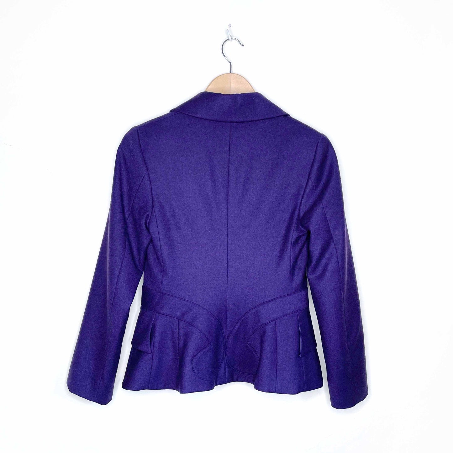 vintage 00s john galliano wool-blend skirt suit