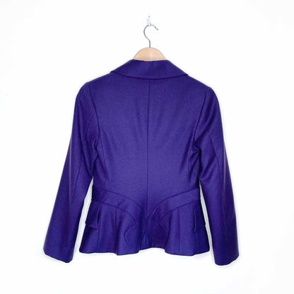 vintage 00s john galliano wool-blend skirt suit