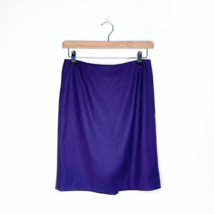 vintage 00s john galliano wool-blend skirt suit