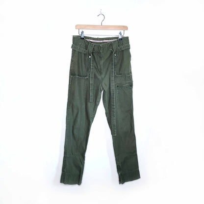 valentino for gap belted tie waist utility pants - size 8