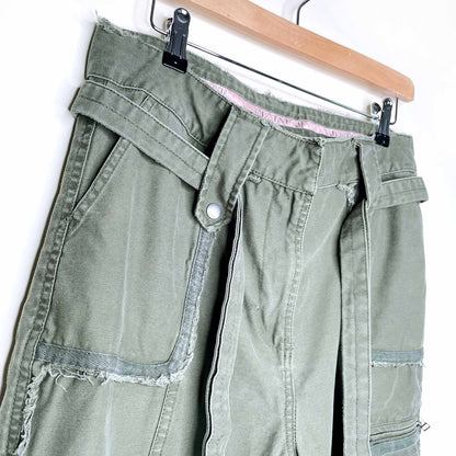 valentino for gap belted tie waist utility pants - size 8