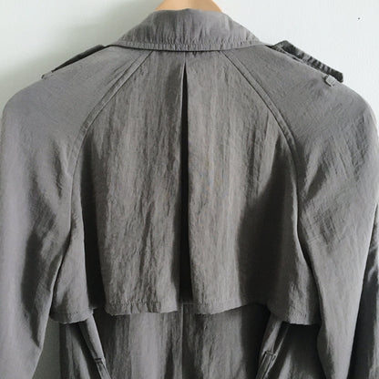 gap open waterfall belted trench - size xs