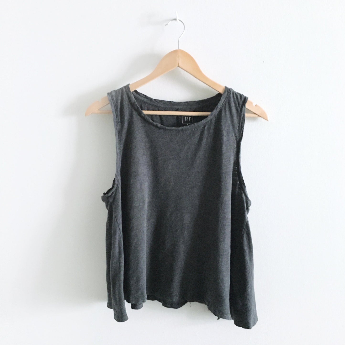 GAP marled high neck muscle slub tank - size Medium