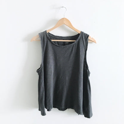 GAP marled high neck muscle slub tank - size Medium