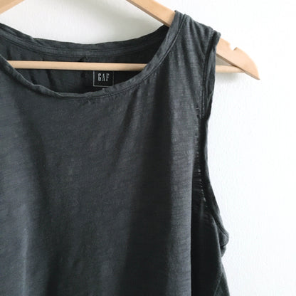 GAP marled high neck muscle slub tank - size Medium